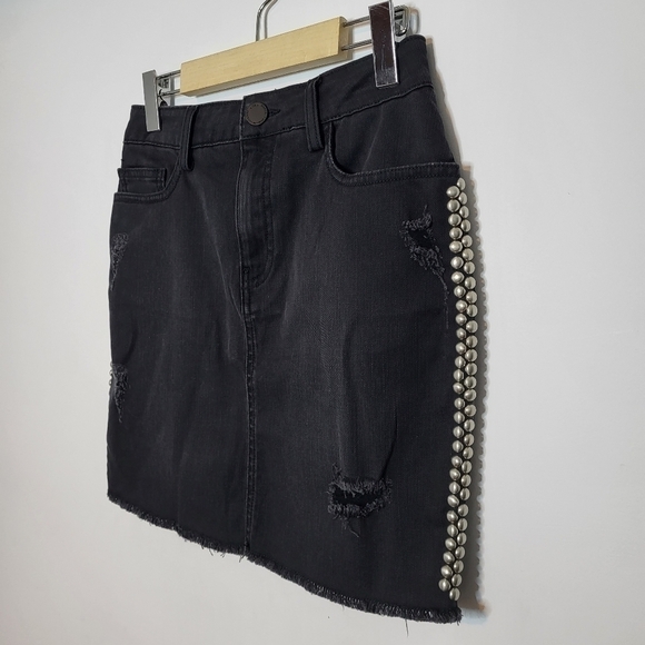 Etienne Marcel Denim Black Skirt Size S - Picture 4 of 12